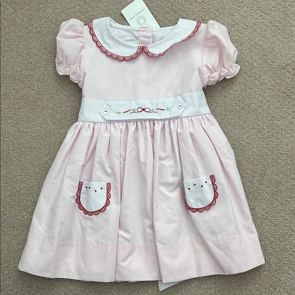 NWT Proper Peony pink Odette Placard dress